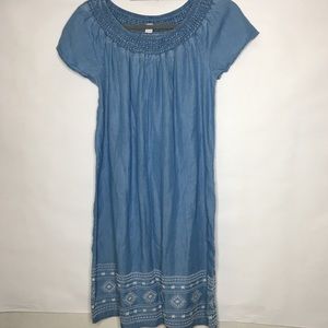 Blue old navy jean dress